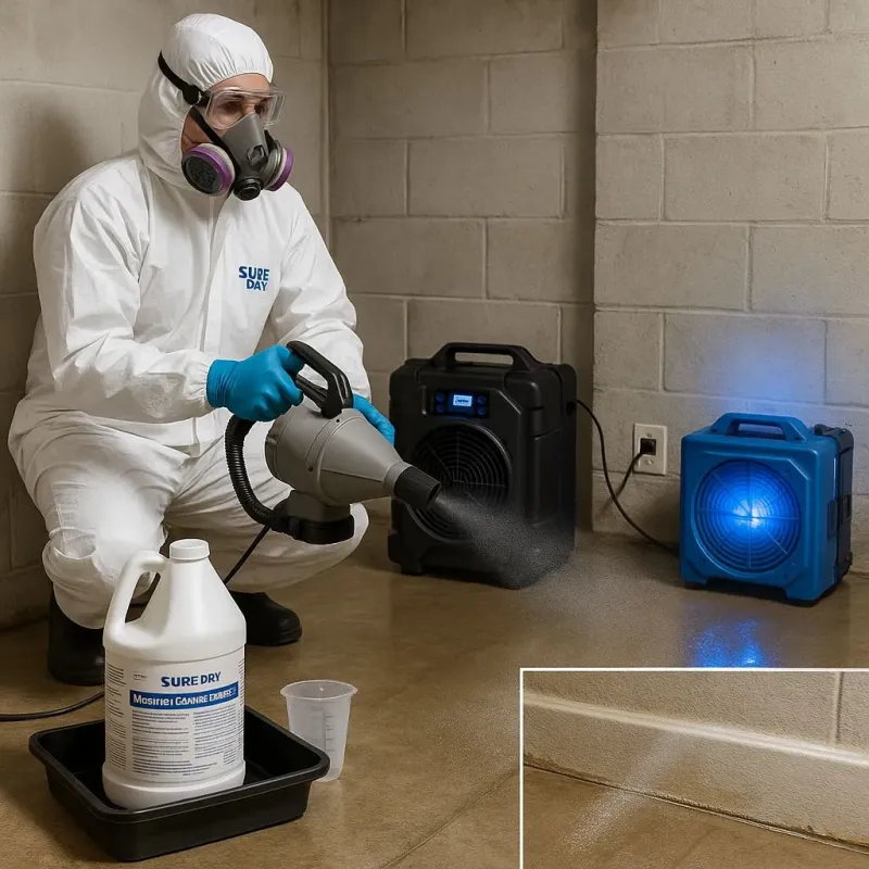 Sanitization and Odor Removal process in Pollock Pines, CA
